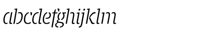 Berlingske Slab Stencil Std Light Italic FONT