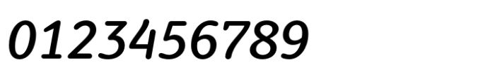 Berlingske Typewriter Std Demibold Italic Font OTHER CHARS