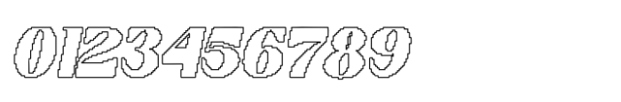 Berlona Pixel Outline Font OTHER CHARS