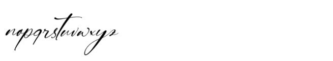 Berlynda Romantica Italic Font LOWERCASE