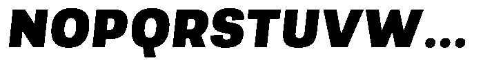 Berna Black Italic Font UPPERCASE