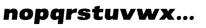 Berna Black Italic Font LOWERCASE