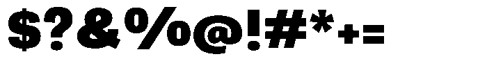 Berna Black Font OTHER CHARS