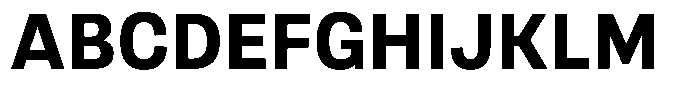 Berna Bold Font UPPERCASE