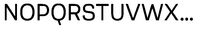 Berna Book Font UPPERCASE