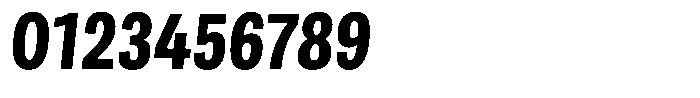 Berna Condensed Bold Italic Font OTHER CHARS