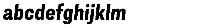 Berna Condensed Bold Italic FONT