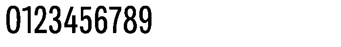 Berna Condensed Book Font OTHER CHARS