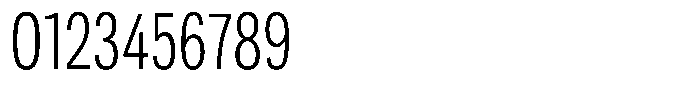 Berna Condensed Extra Light Font OTHER CHARS