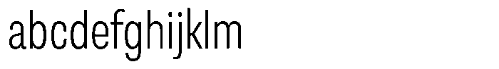 Berna Condensed Extra Light FONT