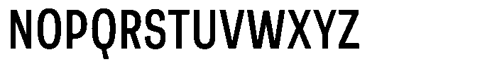 Berna Condensed Regular Font UPPERCASE