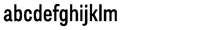 Berna Condensed Regular FONT