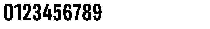 Berna Condensed Semi Bold Font OTHER CHARS