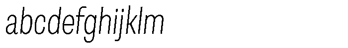 Berna Condensed Ultra Light Italic FONT