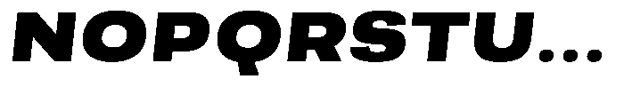 Berna Expanded Black Italic Font UPPERCASE