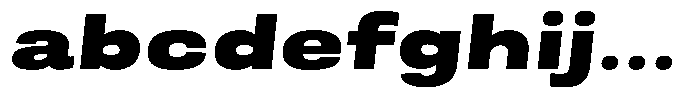 Berna Expanded Black Italic FONT