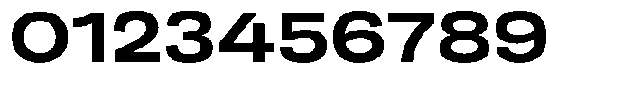 Berna Expanded Bold Font OTHER CHARS