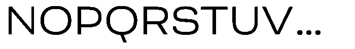 Berna Expanded Book Font UPPERCASE