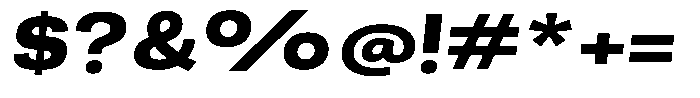 Berna Expanded Extra Bold Italic Font OTHER CHARS