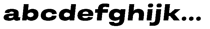 Berna Expanded Extra Bold Italic FONT