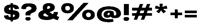 Berna Expanded Extra Bold Font OTHER CHARS