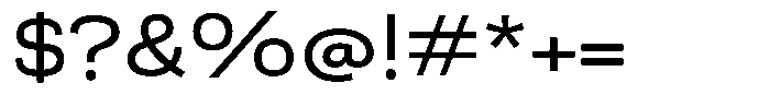 Berna Expanded Regular Font OTHER CHARS