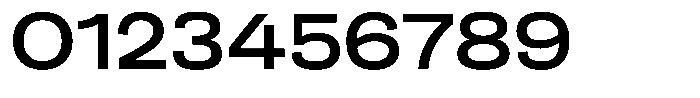 Berna Expanded Semi Bold Font OTHER CHARS