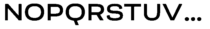 Berna Expanded Semi Bold Font UPPERCASE