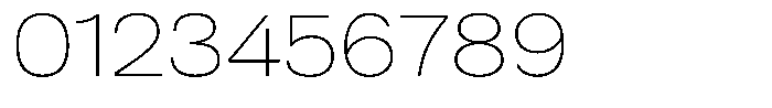 Berna Expanded Thin Font OTHER CHARS