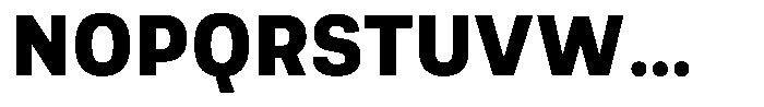 Berna Extra Bold Font UPPERCASE