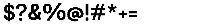 Berna Semi Bold Font OTHER CHARS