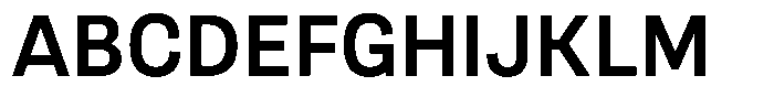 Berna Semi Bold Font UPPERCASE