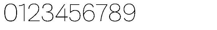 Berna Thin Font OTHER CHARS