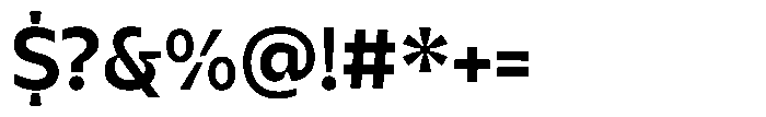 Bernadete Bold Font OTHER CHARS