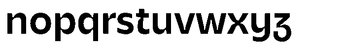 Bernadete Bold Font LOWERCASE