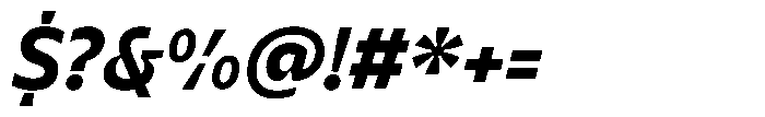 Bernadete Extra Bold Italic Font OTHER CHARS