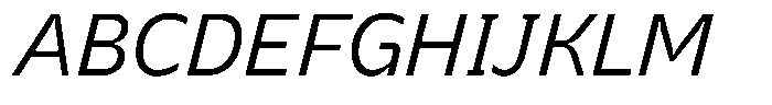 Bernadete Italic Font UPPERCASE
