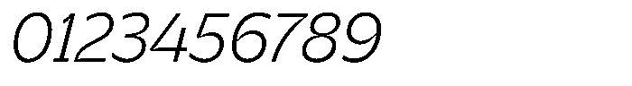 Bernadete Light Italic Font OTHER CHARS