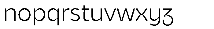 Bernadete Light Font LOWERCASE