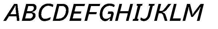Bernadete Semi Bold Italic Font UPPERCASE