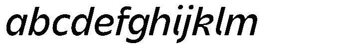 Bernadete Semi Bold Italic FONT
