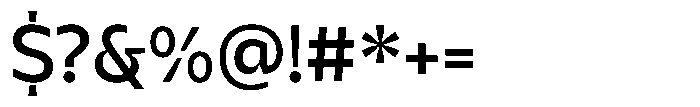 Bernadete Semi Bold Font OTHER CHARS