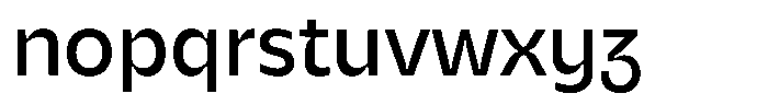 Bernadete Semi Bold Font LOWERCASE