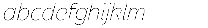 Bernadete Thin Italic FONT