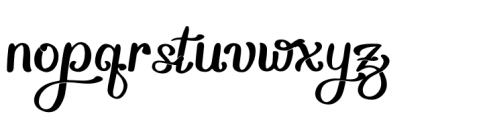 Bernady Neulion Regular Font LOWERCASE