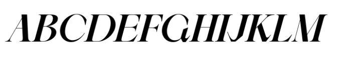 Berneray Serif Bold Italic Font UPPERCASE