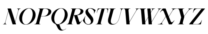 Berneray Serif Bold Italic Font UPPERCASE