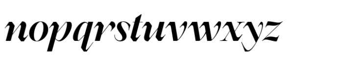 Berneray Serif Bold Italic Font LOWERCASE