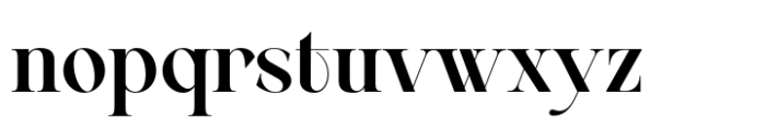 Berneray Serif Bold Font LOWERCASE