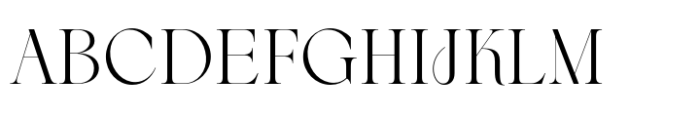 Berneray Serif Light Font UPPERCASE